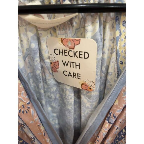 Beautiful Pastel Sleeveless Dress Size Large - Picture 3 of 5